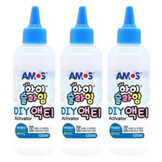 아모스 아이슬라임 액티 120ml, 6개, 투명색제품