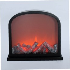 리트레일 휴식 LED 벽난로 14x14x25cm