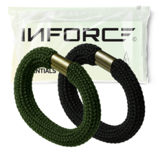 인포스 신형 군인 바지 밑단 고무링 2p, 1개, 검정