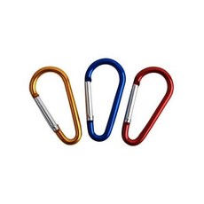 카라비너 타프고정 텐트고정 캠핑비너 비너 4x50 랜덤발송, 단일