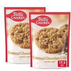 베티크로커 오트밀 초코칩 쿠키 믹스 Betty Crocker Oatmeal Chocolate Chip Cookie Mix, 2개, 496g