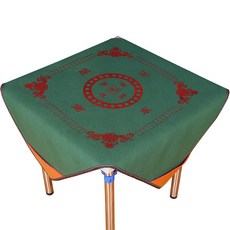 마작 테이블 매트 소음 방지 미끄럼방지 보드게임 패드, 그린, 1개