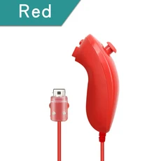 닌텐도 Wii / U 콘솔용 유선 쌍절곤 리모컨 모션 플러스 없는 게임패드 액세서리, 05 Red