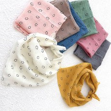 아동 스마일 쁘띠 스카프 부드러운 원단 소재