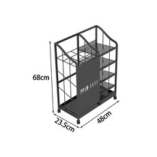 우산꽂이 우산 실 보관함 식당 거치대 보관, D. B형 검정 48cm, 1개