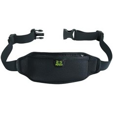 앰피포드 에어플로 라이트 허리팩 미니멀리스트 러너 수납 패니 허리팩으로 달리기 조깅 및 걷기 남성 여성 - 블랙 L, Black