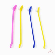 2P 반려견칫솔 강아지이빨닦기 강아지치아관리