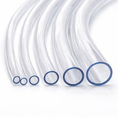 바이포트 PVC호스 투명 튜브 다양한 사이즈, 1개