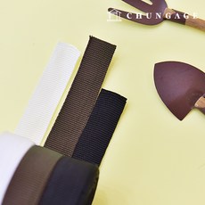 가방 바이어스 테이프 20mm 3마 3종 가방부자재, 브라운, 1개