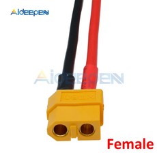 XT60 암수 커넥터 하우징 0cm 실리콘 와이어 4AWG XT 60 플러그, XT60 암컷 단품 4AWG 실리콘 와이어