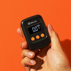 솔리드 공기주입기 바람 무선 전동 에어펌프 자전거 타이어 공기압 펌프 S-B04, 1개