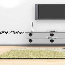 띠단조(DM-12) 포인트그래픽스티커, 블랙, 블랙