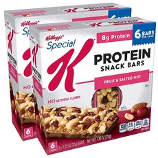 家樂氏特製 K 蛋白零食棒水果和鹹堅果, 2個, 35克