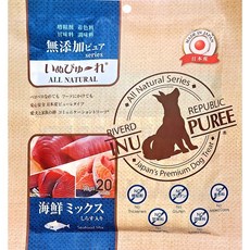 RIVERD INU Inu Puree 海鮮口味肉泥 無添加純淨系列 日本製造 13g x 20包, 1個
