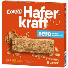 Corny 코니 시리얼 에너지바 무설탕 오트 크래프트 피넛버터 4x35g, 35g