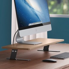 모니터 선반 받침대 높이조절 3단 높은 스탠드 받침, 1개