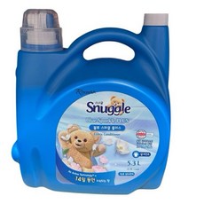 Snuggle 熊寶貝 藍色閃耀Plus 超濃縮柔軟護衣精 清新皂香 5.3公升, 1個, 一罐價