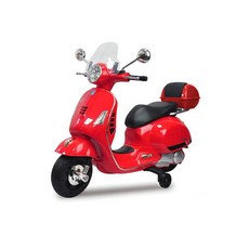 베스파 키즈 전동스쿠터 유아 스쿠터 전동바이크 유아 키즈전동카 어린이오토바이 그린랜드79, 레드, 1개
