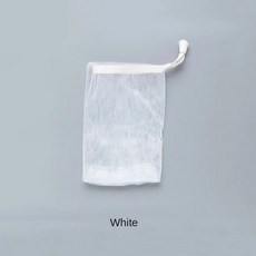 더블 레이어 포밍 네트 수제 비누 버블 백 빔 페이스 클렌저, 4. white, C. 100PCS