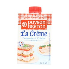 빼이장 브레통 휘핑크림 무설탕 200ml, 1개