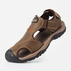 ECHOROBA 男士皮革水上運動鞋夏季涼鞋男士水上運動鞋徒步鞋 ER-Z8ZZ