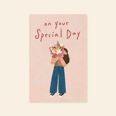 캘리그라피 사랑카드 ( on your special day ) 캘리엠 신상카드
