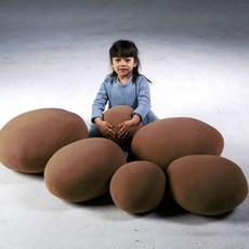 돌쿠션 조약돌모양 베개 특대 1m 쇼파 가정용 방석