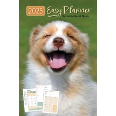 (영문도서) 2025 Easy Planner for Activities and Goals Paperback, Bainbridge Press, English, 9780997553482
