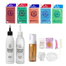 마이홈살롱 할머니펌 셀프펌 세트, 1개, 내츄럴 볼륨펌 5 6 7 8 9(중화공병 포함)