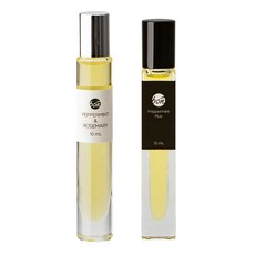 본끌레르 아로마 오일 롤온 2종 세트 (괄사 파우치), 2개, 10ml, 49 페퍼민트 플러스,페퍼민트 플러스