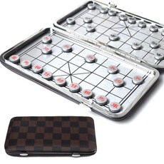 迷你磁力象棋皮套組 mini磁性象棋 方便攜帶 旅遊, 1個, 如圖