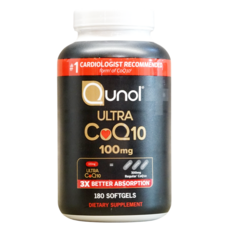 Qunol Ultra CoQ10 100 mg 180膠囊 (2028/02) 獨特分子技術油水共溶3倍吸收, 180個, 1顆