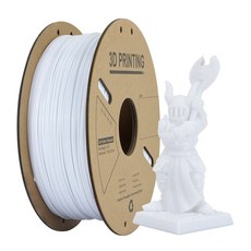3D列印線材 1.75mm 美國原料 可高速列印 PLA, PETG 1KG 白色 限量