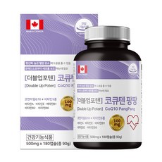 힐링팩토리 코엔자임 Q10 코큐텐 혈압 항산화 케어 6개월분 180캡슐, 1개, 180정