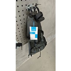 坐墊包 15L 防水防潑水 深灰色, 如圖所示, 1個