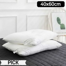 경추 베개솜 다운필 40x60 호텔용 낮은 목편한 세탁가능 기능성 숙면 속통 커머스픽301