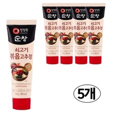 쇠고기볶음고추장 청정원 순창 60g 5개