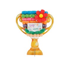 플레이콘 칭찬트로피 4인용 세트, 3세트, 4인용 COLOR MIX