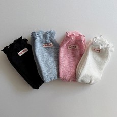 여아 아기니삭스 아동 키즈 셔링 포인트 로우 양말