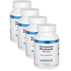 더글라스랩 크롬 피콜리네이트 250mcg 캡슐 Douglas Laboratories Chromium Picolinate, 100정, 4개