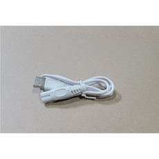돼지코 usb 충전선 usb 충전 캐이블, 화이트 충전선, 1개, 100cm