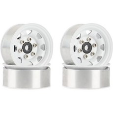 Axial Jr 90069 D90 CC01 LC70 호환 4개 세트 155 금속 비드락 휠 림 허브 110 RC 크롤러 차량 업그레이드 부품 타이어, Axial Jr 90069 D90 CC01 LC70 호