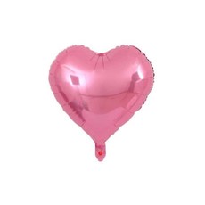 YST 하트 풍선 중형, 핑크, 핑크, 1개