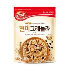 동서식품 포스트 현미 그래놀라 500g, 5g, 1개, 30ml