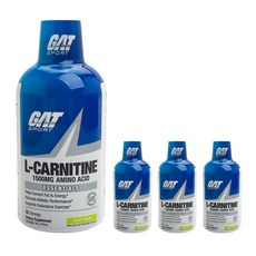 GAT SPORT 左旋肉鹼液 青蘋果風味 無糖, 4個, 473毫升