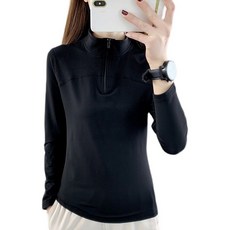 여성 아웃도어 긴팔티셔츠 봄가을 패션 통기성 얇은 등산티 상의 여자 캐주얼 속건 스포츠 긴팔티 SJS
