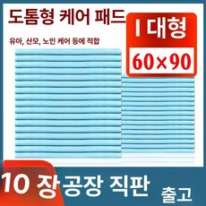 일회용 방수패드 휴대용 교체 갈이매트 안심매트 차량용 외출 위생, 1x1cm, 1팩 10장 (60x90cm)