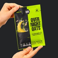 [로지프로] 직장인 아침간펵식 오버나이트 오트밀 6종세트 건강식품