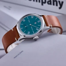 밀리포틱 38MM 미니멀리스트 점핑 아워 오토 시계 남성호환 R088 사파이어 크리스탈 10ATM 빈티지 스테인리