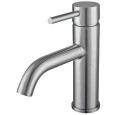 LAISTER 萊斯特 2380ST 圓形不銹鋼拉絲面盆單孔龍頭